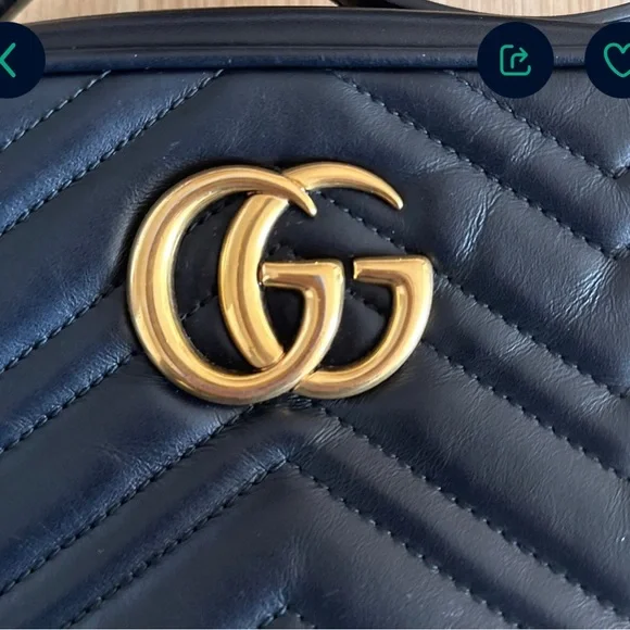 Gucci GG Marmont Black Crossbody - Picture 2 of 5